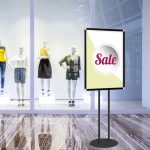 PBCRA101N-cornice-a-scatto-nera-70x100-autoportante-porta-manifesto