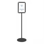 PBCRA103N-cornice-a-scatto-A4-su-piantana-nera