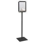 PBQRA103N-espositore-da-terra-con-cornice-nera-a-scatto-a4