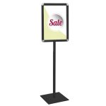 PBQRA104N-espositore-con-cornice-a-scatto-nera-A3
