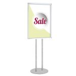 PBS849-espositore-50x70-con-cornice-a-scatto-autoportante
