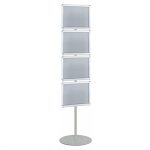 PBS855-espositore-da-terra-con-4-cornici-a-scatto-A4