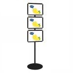 PBSCR109N-espositore-pubblicitario-da-terra-cornici-a-scatto-A3-nere