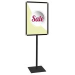 cornice-a-scatto-nera-50x70-porta-manfesto-autoportante