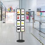 espositore-porta-manifesto-avvisi-con-8-cornici-A4-nere