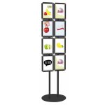 espositore-pubblicitario-con-8-cornici-scatto-nere