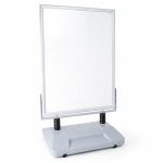 Cavalletto-pubblicitario-per-esterno-zavorrabile-con-cornice-100x140-bifacciale