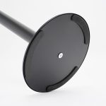 PB15019-base-colonnina-nera-segna-percorso-in-acciaio-nero-incluso-nastro