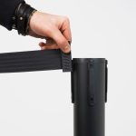 PB5014-colonnina-nera-segnapercorso-nastro-5-metri