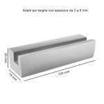 PBC12025S-distanziale-da-muro-satinato-per-targhe-senza-foro