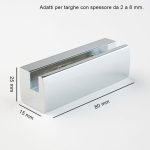 PBC8025L-distanziale-per-fissaggio-targa-senza-fori-a-muro