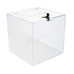 PBCB001-cubo-urna-in-plexiglass-trasparente-con-apertura-chiave-e-feriotia