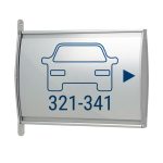 PBS040-targa-bifacciale-a-bandiera-fissaggio-a-muro