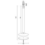 PBS1028-misure-colonnina-segna-percorso-nera-base-conica-con-nastro-3-mt.-vari-colori