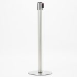 PBS1039-colonnina-segnapercorso-finitura-satinata-autoportante