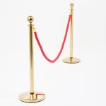 PBS1114-colonnina-gold-aggancio-cordone-intrecciato-segna-percorso