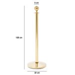 PBS1114-colonnina-per-percorso-finitura-gold-per-cordone