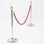PBS1119-colonnina-segnapercorso-a-cordone-cordone-finitura-silver