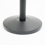 PBS1119N-base-tonda-colonnine-segna-percorso-nere-per-aggancio-cordone