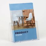 PBS409-espositore-da-banco-in-plexiglas-porta-depliant-in-plexiglass-trasparente-A5-1-tasca