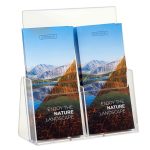 PBS416-espositore-da-banco-plexiglass-porta-depliant-con-2-tasche