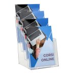 PBS421-espositore-porta-catalogo-da-banco-IN-plexi-4-tasche-A5
