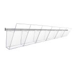 PBS463-porta-depliant-da-muro-con-binario-in-alluminio-e-tasche-porta-depliant-plexi