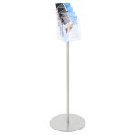 PBS50145-espositore-pubblicitario-autoportante-porta-depliant-acrilico-trasparente-4-tasche-A5