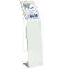 PBS504MB-espositore-porta-caratteristiche-metallo-bianco-con-cornice-A4