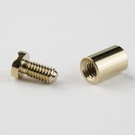 PBS703-distanziale-in-ottone-gold-per-fissaggio-targhe-a-muro