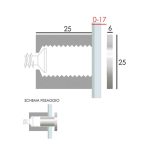 PBS708-fissaggio-distanziale-MAXI-ottone-finitura-cromato-lucido-misure