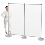 PBS801-pannello-divisorio-doppio-con-pilicarbonato-semitrasparente-basi-tonde