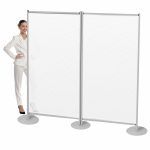 PBS802-pannello-divisorio-doppio-con-pilicarvonato-satinato-bianco-basi-tonde