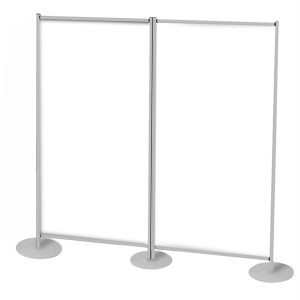 PBS803-pannello-divisorio-doppio-con-forex-bianco-basi-tonde