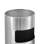 PBSC07S-particolare-posacenere-con-cestino-gettacarte-metallo-silver
