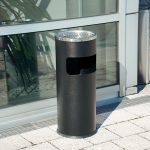 PBSC08SB-cestino-con-posacenere-nero-bar-ristoranti