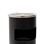 PBSC08SB-griglia-con-posacenere-nero-bar-ristoranti