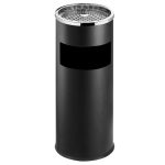 PBSC08SB-posacenere-con-gettacarte-cestino-nero-per-bar-ristoranti