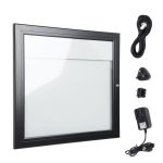 PBSC301NL-bacheca-luminosa-a-LEd-per-estreno-nera-magnetica