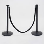 PBSCTP2-colonnina-segna-percorso-nera-opaca-per-cordone