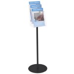 PBSLV01-porta-cataloghi-autoportante-nero-con-tasca-A4-verticale-plexi