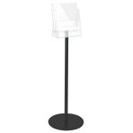 PBSLV06-porta-depliant-da-terra-nero-2-tasche-A4-plexiglass