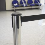 PBSST51L-colonnina-segna-percorso-in-acciaio-lucido-nastro-3metri-