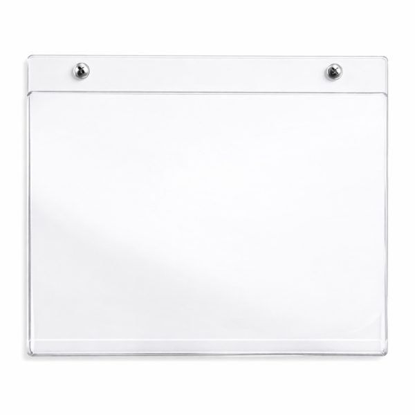 Tasca-porta-avviso-da-parete-in-plexiglass-trasparente-per-negozi-uffici