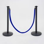 PBSCRD7-cordone-in-velluto-blu-moschettone-nero-per-colonnine