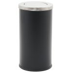 PBCES011-NE-cestino-gettacarte-nero-con-coperchio-girevole
