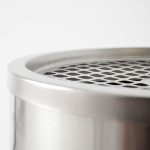 PBCEP011P-posacenere-muro-con-cestino-silver-posacenere