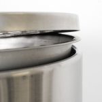 PBCEP011P-posacenere-muro-con-cestino-silver-satinato-con-vaschetta-removibile