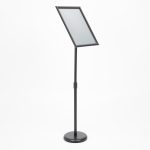 PBL-CRLG42-espositore-autoportante-a-leggio-nero-con-cornice-a-scatto-PELLICOLA-PROTETTIVA