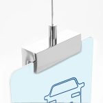 PBSDIST09-CV-distanziale-da-soffitto-cromato-con-targa-forex